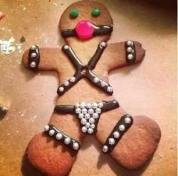 beggingforpermission:  confessions-of-a-little-pervert:  Cookie anyone?   I say that we should do Christmas cookies next year as a House…