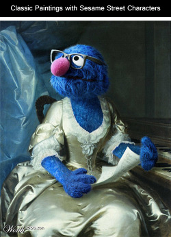 tastefullyoffensive:  Classic Paintings Recreated with ‘Sesame Street’ Characters [via/via]Previously: Classic Paintings Recreated with Modern Celebrities 