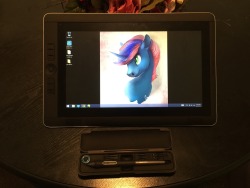 Hey guys! Check it out! After returning my last cintiq companion 2, I got a new one! So far this one seems to be working like a charm, especially figuring out how to get Sai to work on this thing on and off the computer! :D figured you guys would like