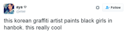 throatdrop:  nevaehtyler:  Representation matters!  Source (x)  It’s so important that asian art, outside of museums, gets focused on. In America we don’t really have a music like rap or jazz, or a street art like graffiti, and its hard to latch