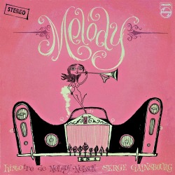 vinyl-artwork:  Serge Gainsbourg - Histoire de Melody Nelson (1971) Cover by Lord Dunsby (Steven Millington). 