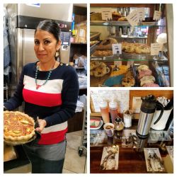 food-n-words:  nativenews:  Welcome to Bison Coffeehouse, Portland’s Only Indigenous–Owned Coffee Shop [IMAGE: Bison owner Loretta Guzman with one of her housemade treats; the Bison’s savory and sweet goods; Indigenous photos with a side of sugar