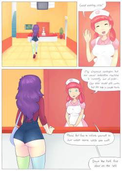 Nurse Joy takes customer service very seriously (Izzikat) [Pokemon]