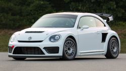 topgear:  Meet the 544bhp VW Beetle   This is a Volkswagen Beetle that has been made angry. So angry in fact, it’s sprouted some 544bhp. Welcome to the world of Global Rallycross.  Specifically, the Volkswagen Andretti Rallycross team, who will be