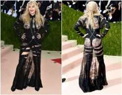 Madonna wearing Givenchy at the Met Gala 2016