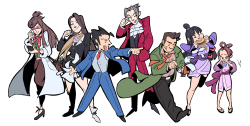 humblegoatart: like ace attorney? like stickers? then BOY do i have some news for you, i’ve been sitting on this project for a while with a lot of hints and previews on my twitter/instagram, but today i was FINALLY able to complete my order, and i am