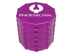 hyperzephyrian:  bee-high-official:  The Phoenician Royal Purple Medical grade 4-piece grinder made of aerospace-grade aluminum. Patented threadless “quick-snap” design Shearing teeth function that doesn’t get stuck. Premium Grinders at Bee-High