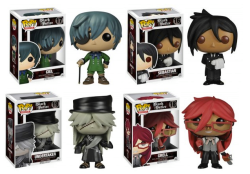 k-koji:  the-retired-reaper:   The Black Butler Pop! Vinyl series will be available in July nationwide exclusively in stores at Hot Topic through November 2014 (x)  I need Undertaker!!   o_O Is it me? or does the Sebastian one loo as if he spent 3