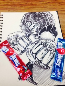 rxsequartzuniverse:  Made of loveeeeeee~  jen-iii drew Garnet and we strategically placed Ruby and Sapphire airheads there xD
