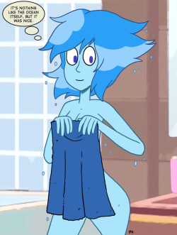 eyzmaster:  Steven Universe - Lapis Lazuli 09 by theEyZmaster Alright, everyone.Here’s one last #showerseries entry!   &lt; |D’‘‘‘