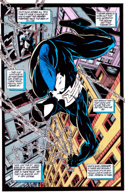 jthenr-comics-vault:  Black Suit SpideySpider-Man #3 (August 1991)By Todd McFarlane