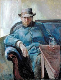 Edvard Munch (Norwegian, 1863-1944), Hans Jæger, 1889. Oil on canvas, 109 x 84 cm.