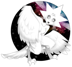 *regal squawking noises*Not entirely sure what kind of birb White Diamond harpy would be&hellip;Also on my Twitter and DA!