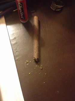 I used a black and mild cigar as a roll up, but the tip broke. How can I fix it?