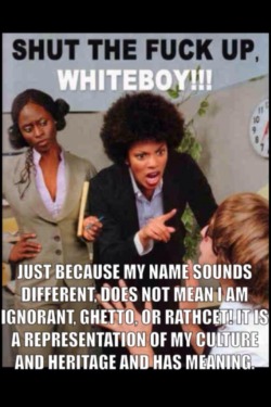 bleachod:  rubberduckymondays:  bleachod:  subconsciouscelebrity:  The meanings of a few names that people would typically think are ghetto and meaningless LAKEISHA: a swahili name meaning “favorite one” LATEEFAH: a north african name meaning “gentle