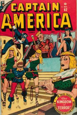 Captain America #62, 1947 cover by Syd Shores