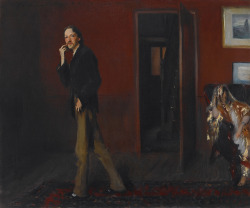 John Singer Sargent (Firenze 1856 - London 1925; Robert Louis Stevenson and his wife, 1885; oil on canvas, 62.2 x 52.1 cm; Crystal Bridges Museum of American Art, Bentoville (Arkansas)