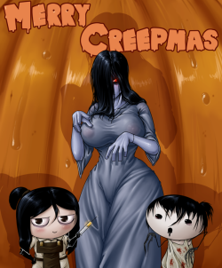mdddc: Happy spookytimes from murst and the gang, here depicting some fun J-horror icons. We got us a Maidbot as Sadako Yamamura from Ring, Sprankly as Kayako Saeki from Ju-on, and Mursty as  Asami Yamazaki   from Audition.  Hope it’s a spooktacular