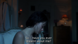 asdfghjkllove:  itcuddles:  Comet (2014) “So… have you ever dreamt about me?”   Everything Pictures-Quotes 