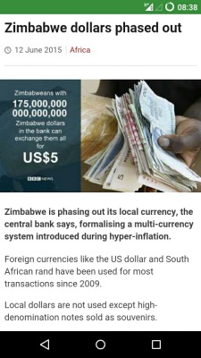 Usul: gimana kalau Rupiah diganti pake USD aja sebelum nilainya mencapai level Zimbabwean Dollar&hellip; – View on Path.