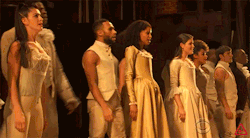 nerdistindustries:  The cast of Hamilton performing during the 2016 GRAMMY Awards.  