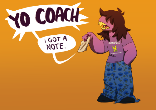 junkalopes:junkalopes:junkalopes:susie has definite Cookie Monster PJ Pants Girl Energy FORGET WHAT I SAID COACH IM TEAM CAPTAIN if you can dodge a kris you can dodge a ball