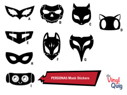 quigalchemist:  New Persona 5 Phantom Thieves Mask vinyl stickers in my Etsy shop! I am absolutely loving this game. I’m in the final stretch now at 80+ hours 😍https://www.etsy.com/listing/601999152/persona-5-phantom-thieves-masks-vinyl