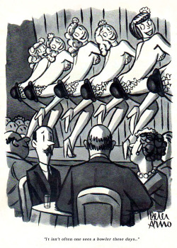 Burlesk cartoon by Peter Arno Published in 1952..