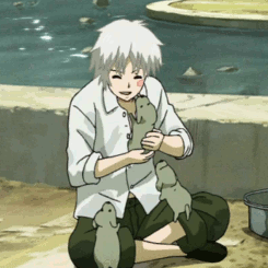 itwoodbeprefect:  Yes, of course you need a looped gif of Shion playing with puppies in your life. You’re welcome. 