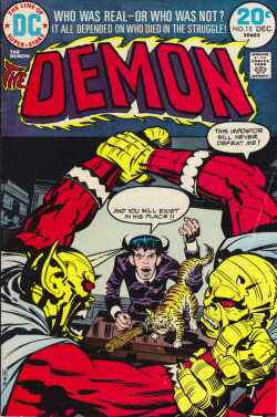 The Demon, No. 10 (DC Comics, 1973). Cover art by Jack Kirby.From Oxfam in Nottingham.