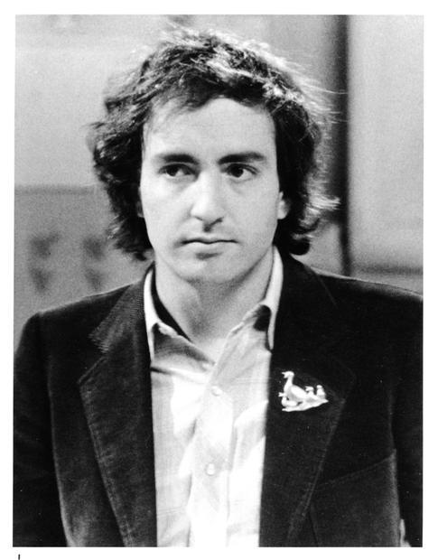blondebrainpower:In April 1975, Lorne Michaels signed a contract for a new Saturday night show on NBC: screenwriter Lorne Michaels invented “Saturday Night Live”. By Edie Baskin