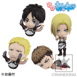 Banpresto/CRANEKING’s new prize figures of Eren, Annie, Reiner, and Jean will be released on April 23rd! (Source)Annie has defeated all the boys!
