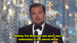 datcatwhatcameback:scherzicscherzo:mirapup:sci-universe:s-c-i-guy:micdotcom:Watch: Leonardo DiCaprio calls to end climate change in Oscar acceptance speech. He worked like 20 something years to win an award and when he finally did he used his 30 second
