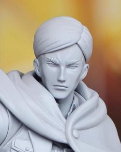  Another close-up of Sentinel&rsquo;s upcoming BRAVE-ACT Erwin figure  THE EYEBROW GAME IS STRONG