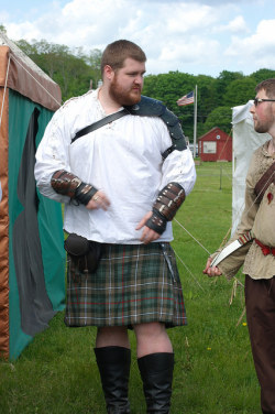 thebigbearcave:  huchibear:  iamnorussiasuperman:  electricunderwear:  benjaminblue:  SAM_9480 on Flickr. Renaissance Faire goodies  Oh my  OH MY GOD  doesn’t he know that plaids are out this season  PLAIDS ARE NEVER OUT. Not in the highlands. 