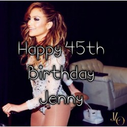 Happy Birthday to the most beautiful Latina alive you always look great love I love you  @jlo 