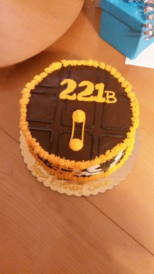 My sister’s birthday cake :) I am peanut butter and jealous lol