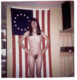 Mary Hoyda of New York in a patriotic pose from the past. Make Mary&rsquo;s 4th even brighter and share this around&hellip;