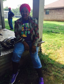 tashabilities:  midnightjazz:  For the blackout I give you my 95 year old great grandma. Yes, 95. Lives by herself, raises chickens, cows, perfect aim with the shotgun and talks more shit than necessary. Look at the seated pose though. That A1 posture.