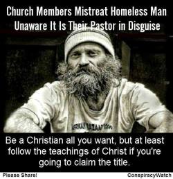 datcatwhatcameback:  dinobuttz:  vardaesque:  princessofthemusicofthenight:  officialericpoets:  Church Members Mistreat Homeless Man in Church, Unaware It Is Their Pastor in Disguise.&ldquo;Pastor Jeremiah Steepek transformed himself into a homeless