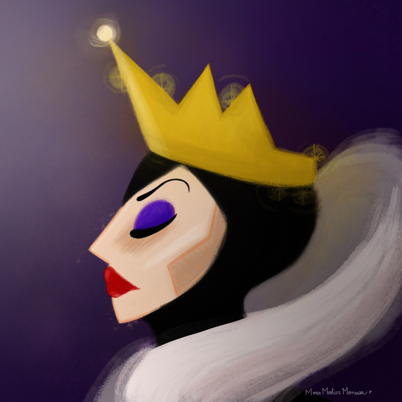 The Evil Queen - by Mona Meslier Menuau  WEBSITE / TUMBLR / SOCIETY6