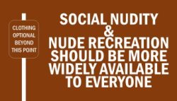 Social nudity nude recreation should be widely available to all&hellip;! #naturist #nudist #nudism #naturism #nude #naked http://t.co/zOvrqbPIg7 And also for single men