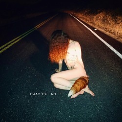 foxy-fetish:  Little fox doesn’t know better than to play in the road where people can see her.. 😘  Foxy-Fetish.tumblr.com