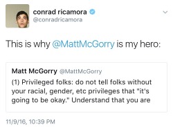 dailyconradricamora:Conrad Ricamora and Matt McGorry on Twitter (x)