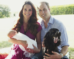  Prince William, Catherine Duchess of Cambridge, Prince George Portraits 