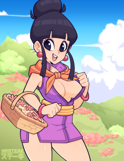 thecoolanon: grimphantom2:   mr-steaks:  Chi-Chi   [Patreon] [Twitter]    Sexy   @funsexydragonball I don’t know if you’ve seen it  Now I have! So cute!