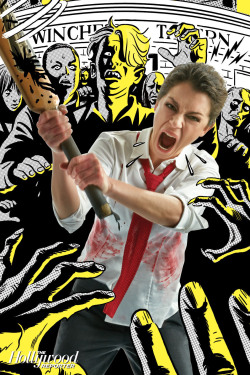 calmmanning-deactivated20220812:  Tatiana Maslany in Shaun of the Dead tribute (x) 