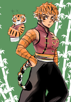 gijinka master tigress