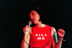  “The point of the KILL ME dress is to raise questions about violence against women and, specifically, what constitutes a woman ‘asking for it’? If she gets drunk at a party? Calls a guy a jerk? Wears a dress that says ‘KILL ME’ on it? It also