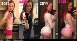 Before After Female Muscle Bodybuilders and Weight Loss